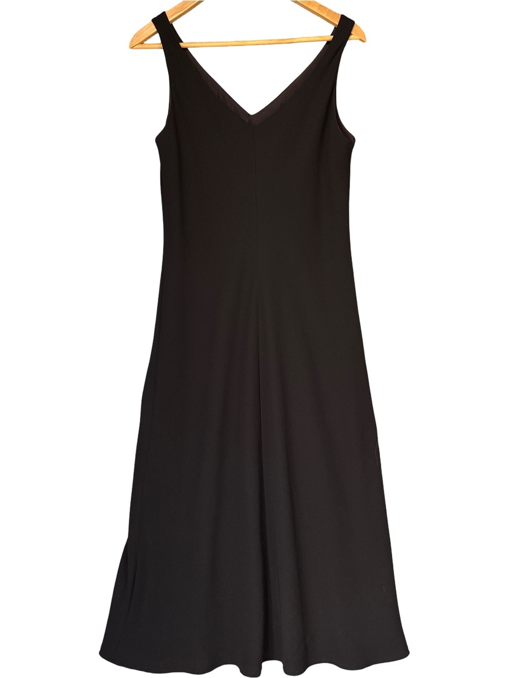 Jones New York Black V-Neck Maxi Dress Size 12 - Picture 2 of 4